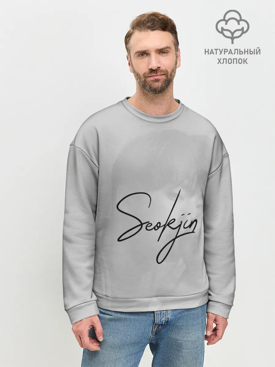 Мужской свитшот базовый / BTS Kim SeokJin