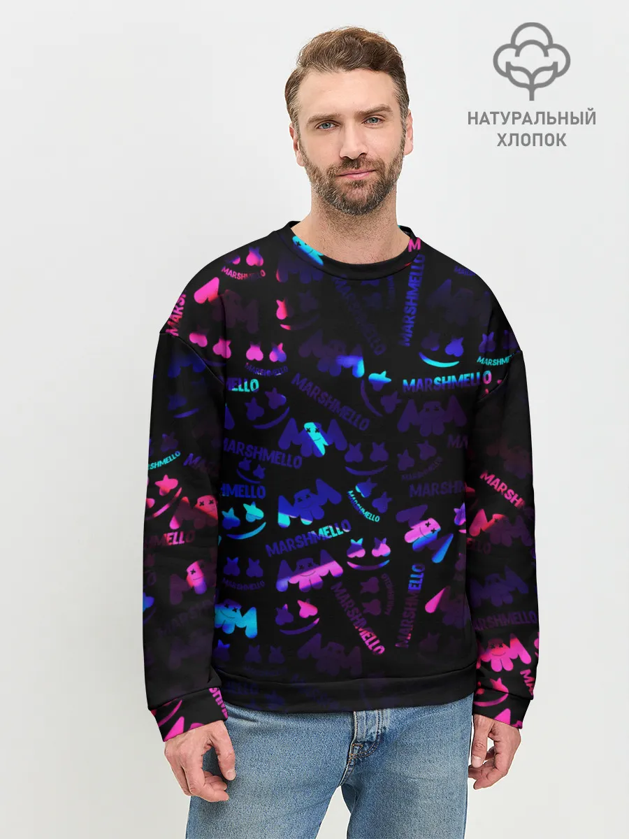 Мужской свитшот базовый / MARSMELLO NEON