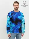 Мужской свитшот базовый / СИНИЙ ОГОНЬ | BLUE FIRE