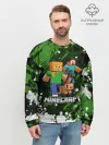 Мужской свитшот базовый / Minecraft / Майнкрафт