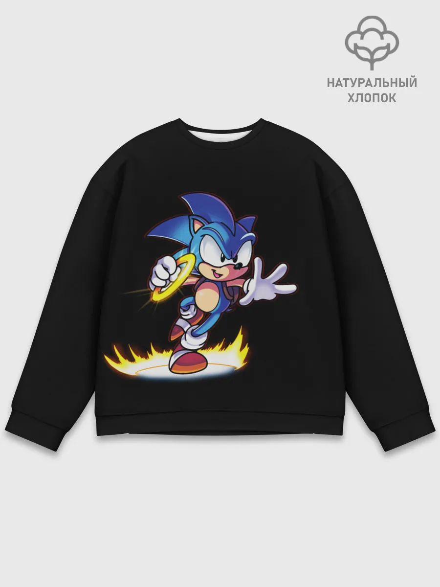 Мужской свитшот базовый / Sonic