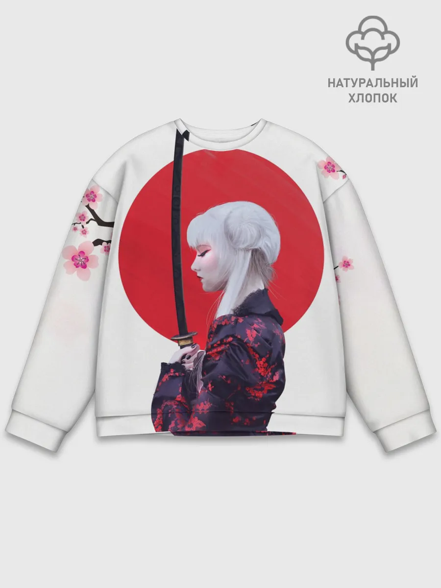 Мужской свитшот базовый / Самурай