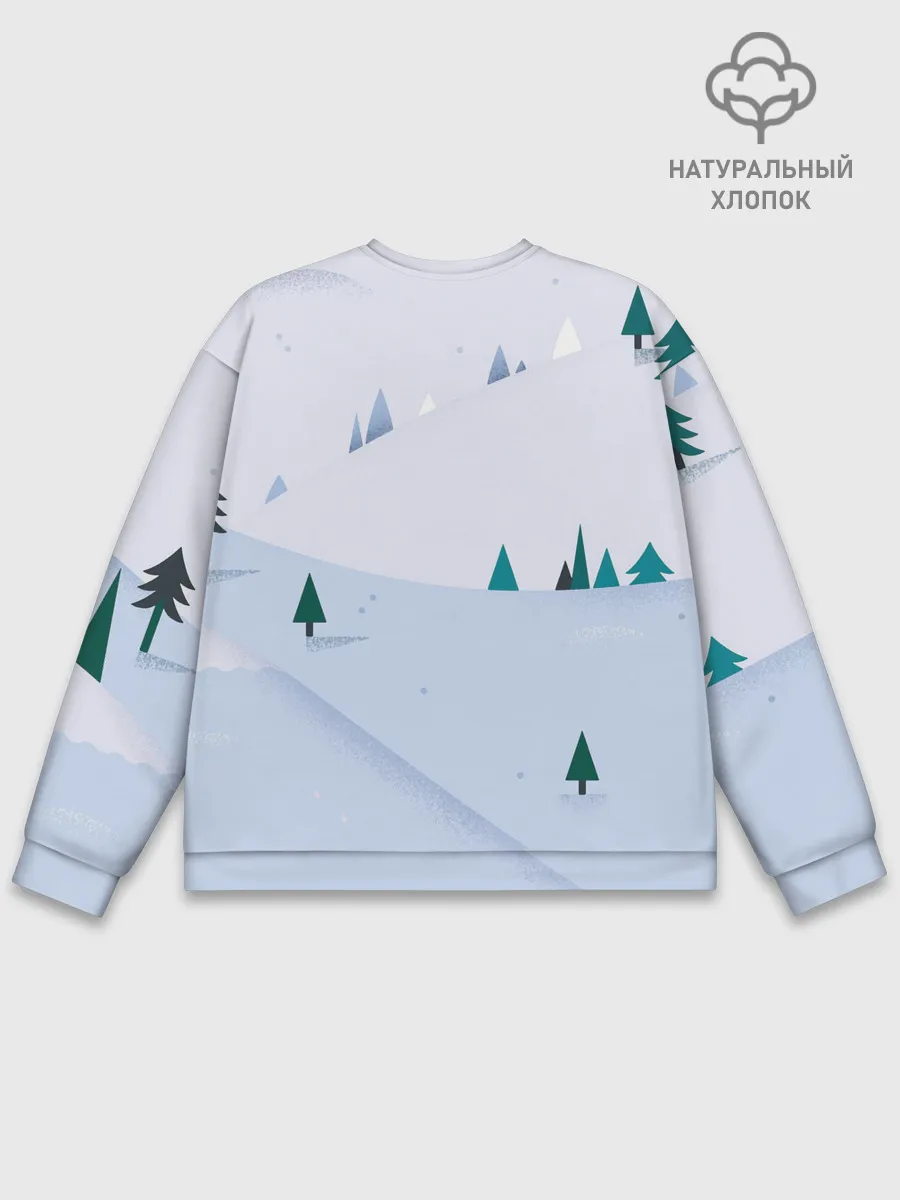 Мужской свитшот базовый / Snow 1