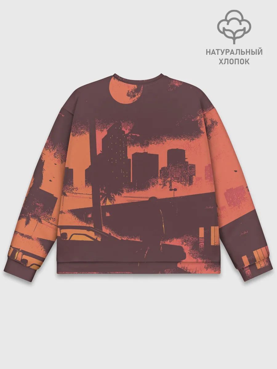 Мужской свитшот базовый / Hotline miami