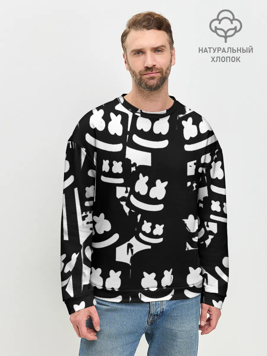 Мужской свитшот базовый / Marshmello