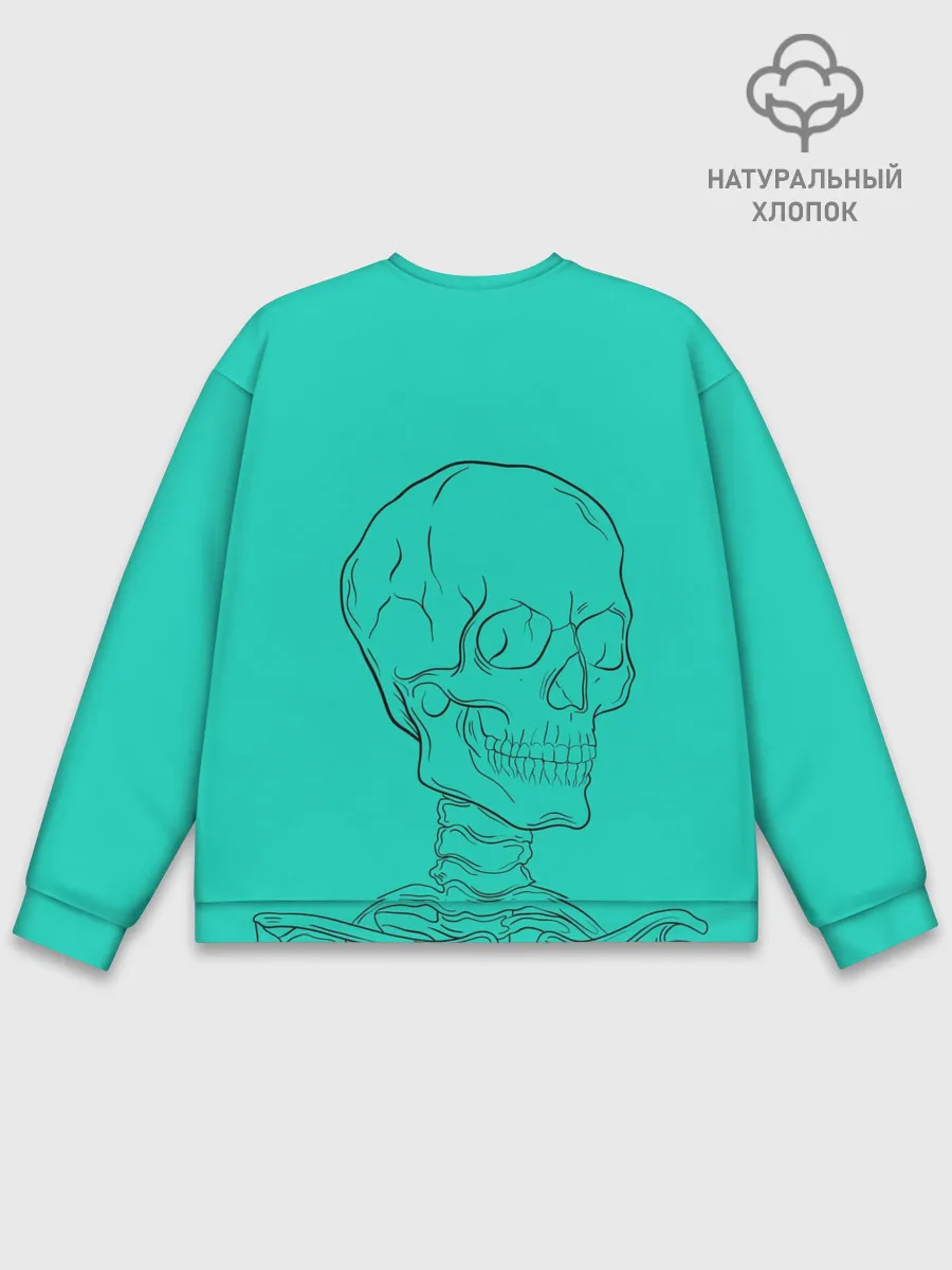 Мужской свитшот базовый / I think Im okay