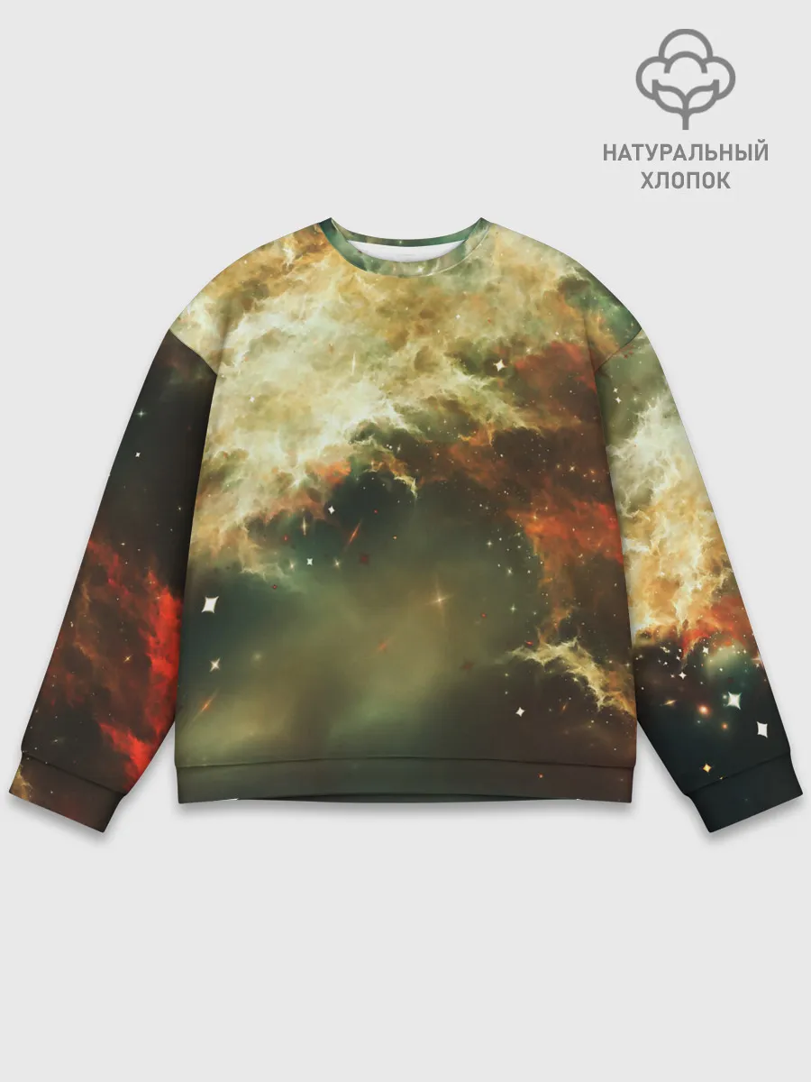 Мужской свитшот базовый / НЕОНОВЫЕ ЗВЕЗДЫ