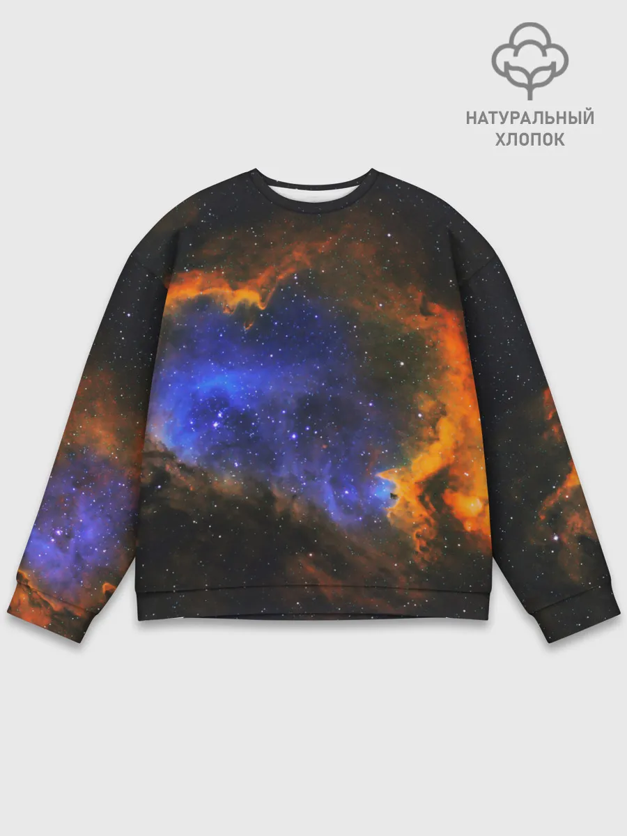 Мужской свитшот базовый / ВСЕЛЕННАЯ ИЗ ЗВЕЗД