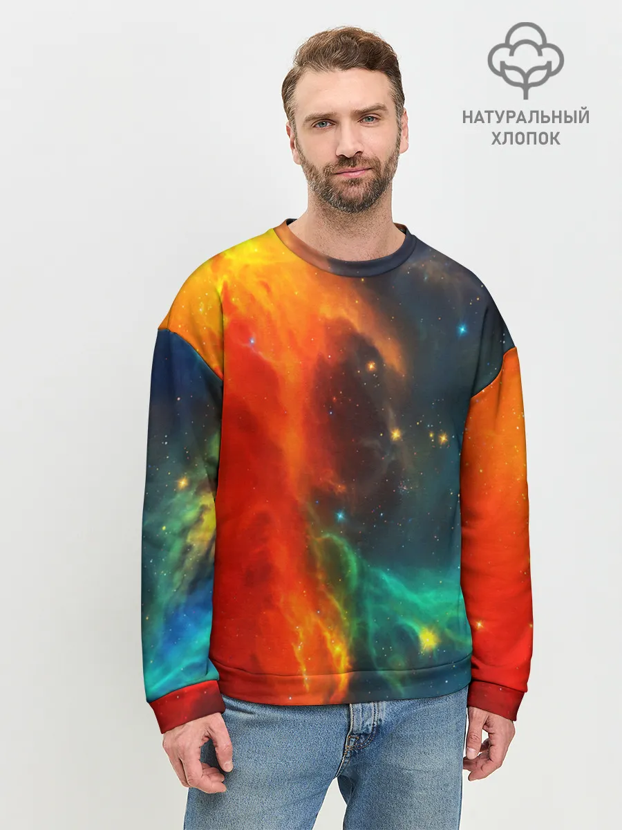 Мужской свитшот базовый / БИТВА КОСМОСА