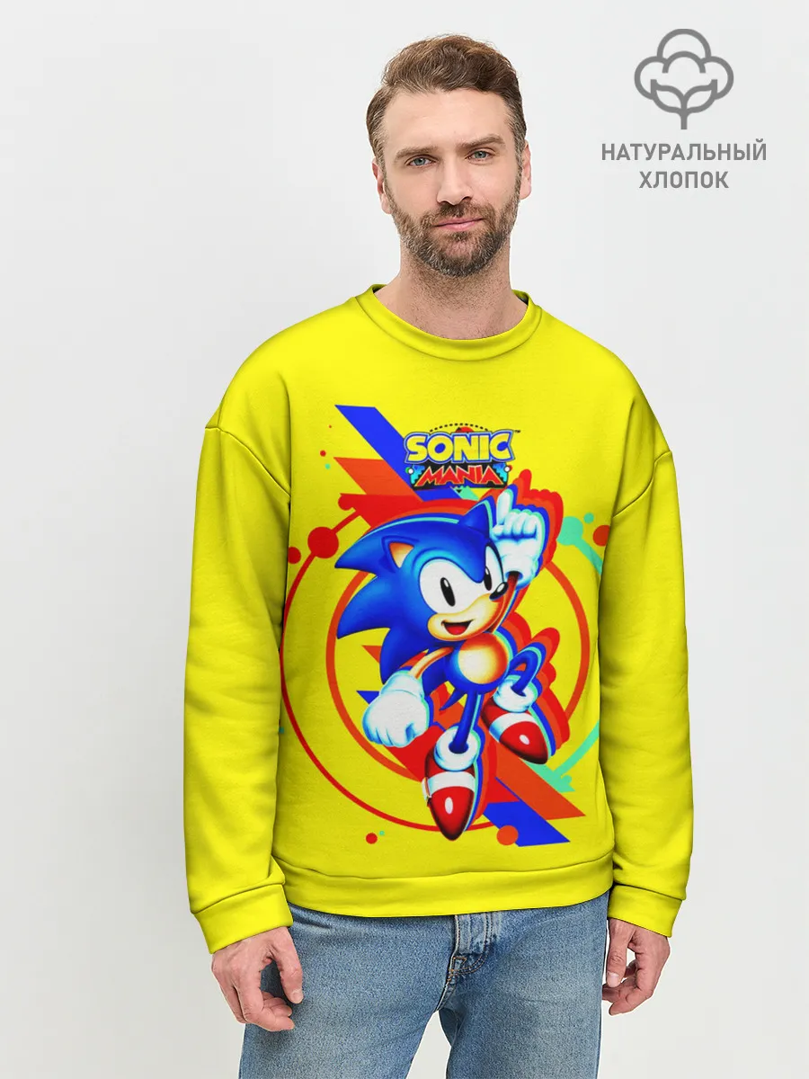Мужской свитшот базовый / SONIC