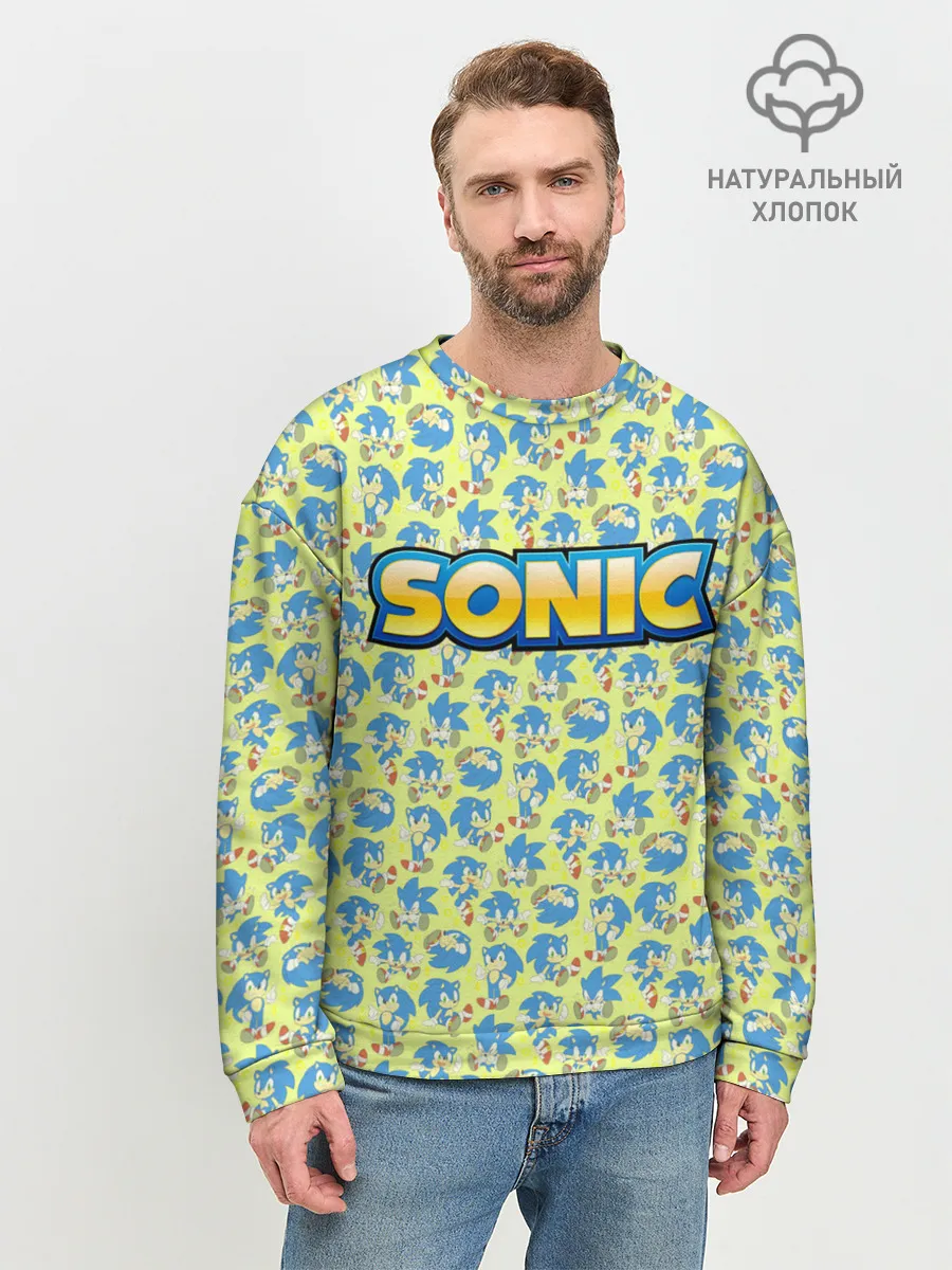 Мужской свитшот базовый / SONIC