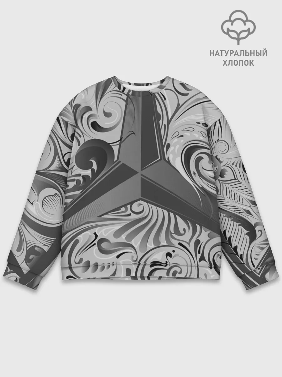 Мужской свитшот базовый / MERCEDES-BENZ | МЕРСЕДЕС