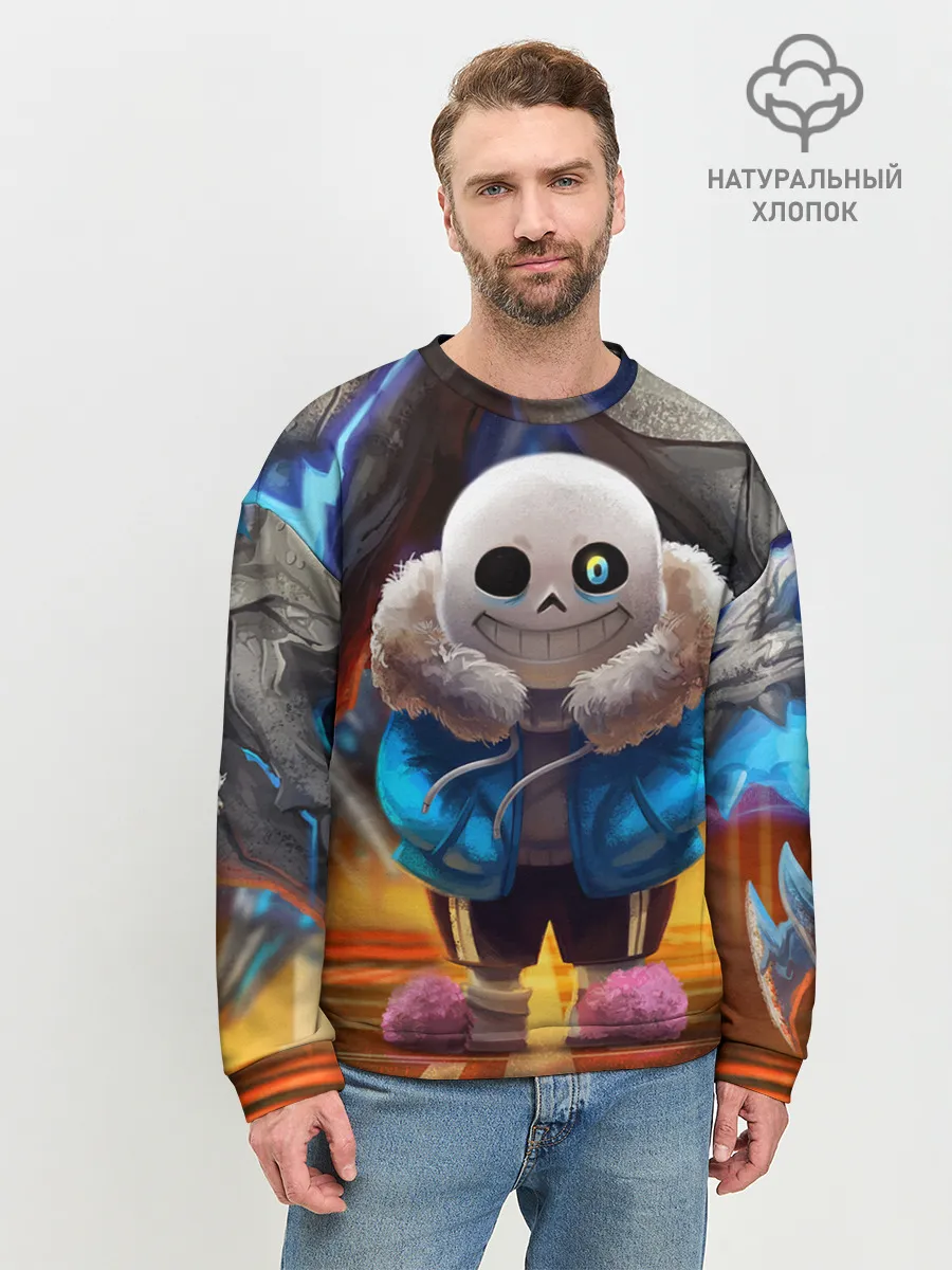 Мужской свитшот базовый / UNDERTALE | АНДЕРТЕЙЛ