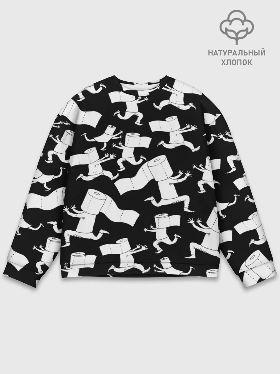 Мужской свитшот базовый / Коронавирус