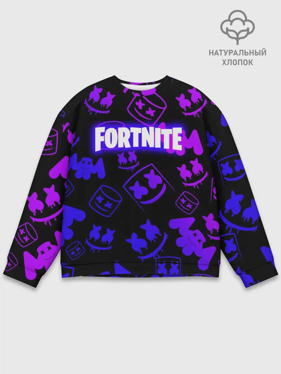 Мужской свитшот базовый / FORTNITE MARSHMELLO