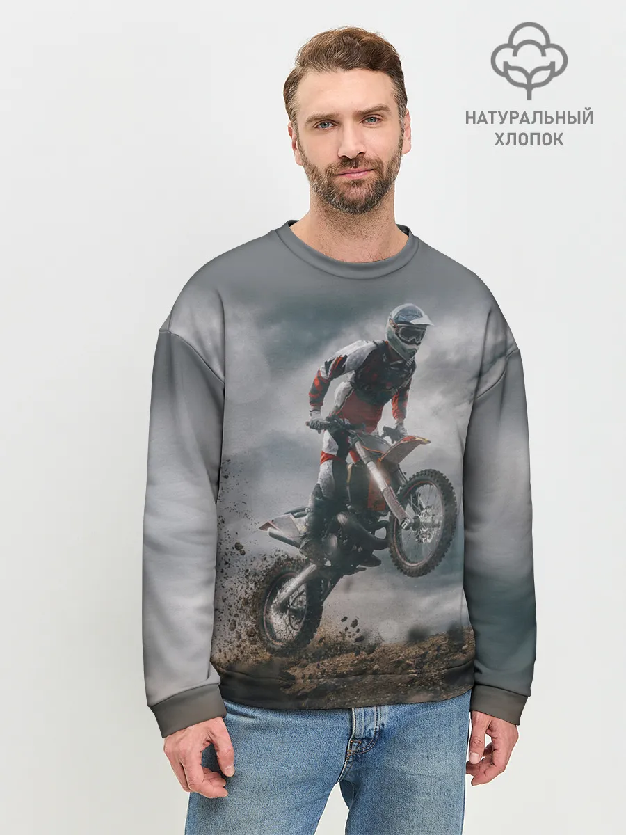 Мужской свитшот базовый / МОТОКРОСС КТМ | MOTOCROSS KTM