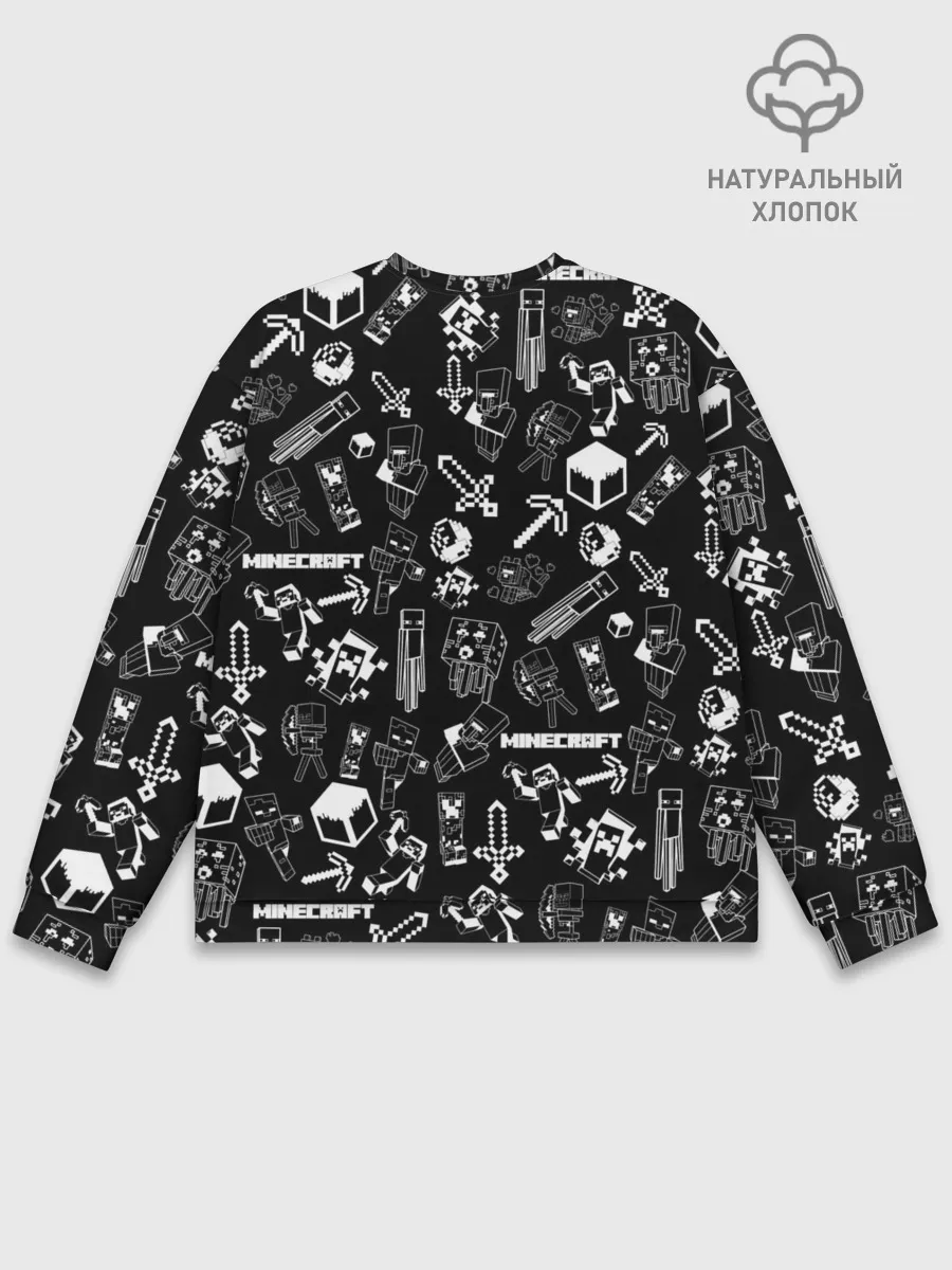 Мужской свитшот базовый / Minecraft pattern