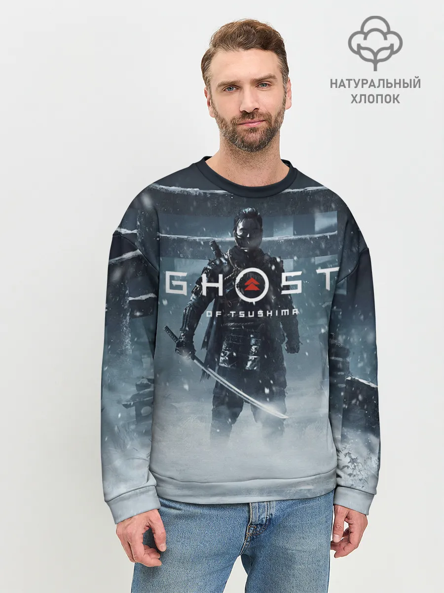 Мужской свитшот базовый / GHOST OF TSUSHIM.