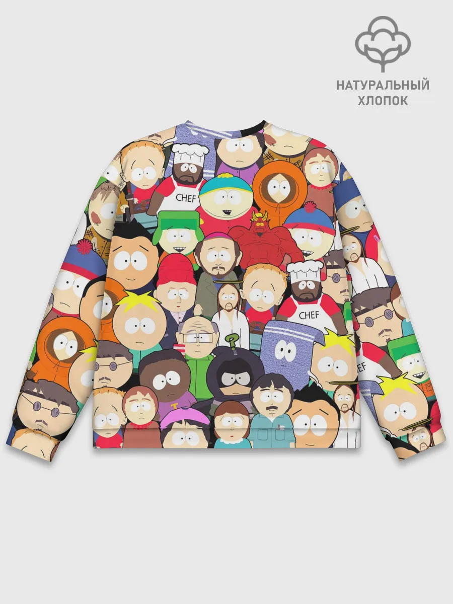 Мужской свитшот базовый / South Park персонажи