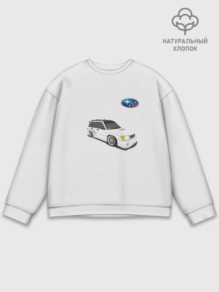 Мужской свитшот базовый / SUBARU FORESTER | СУБАРУ ФОРЕСТЕР