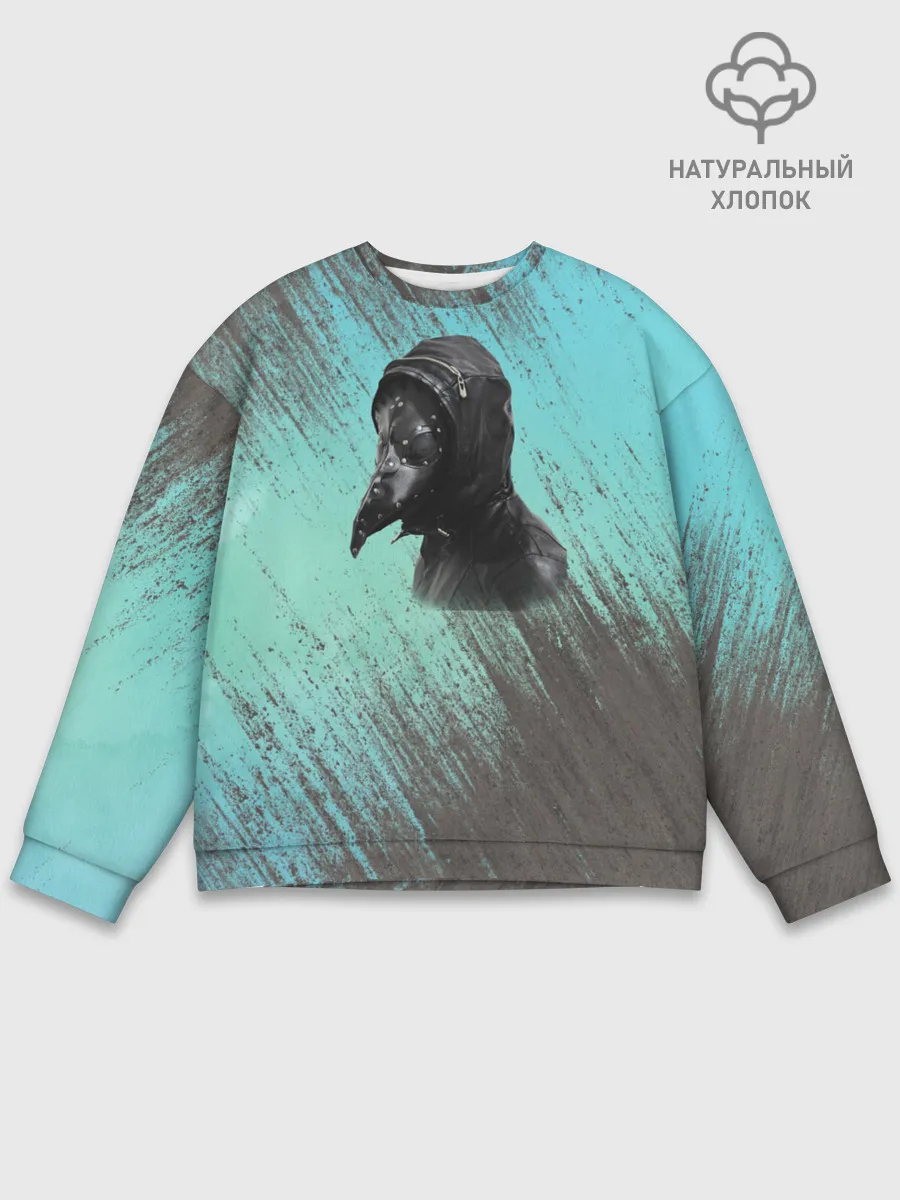 Мужской свитшот базовый / Чумной доктор