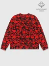 Мужской свитшот базовый / КРАСНЫЕ ЧЕРЕПА | RED SKULL