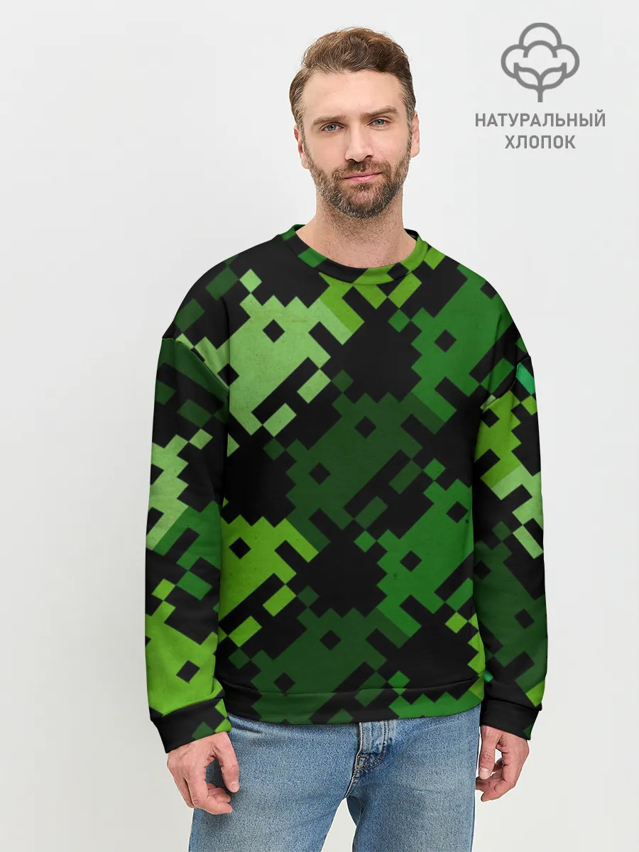 Мужской свитшот базовый / Space Invaders