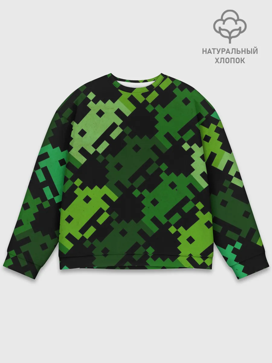 Мужской свитшот базовый / Space Invaders