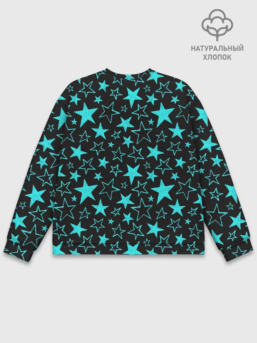Мужской свитшот базовый / Звёздочки