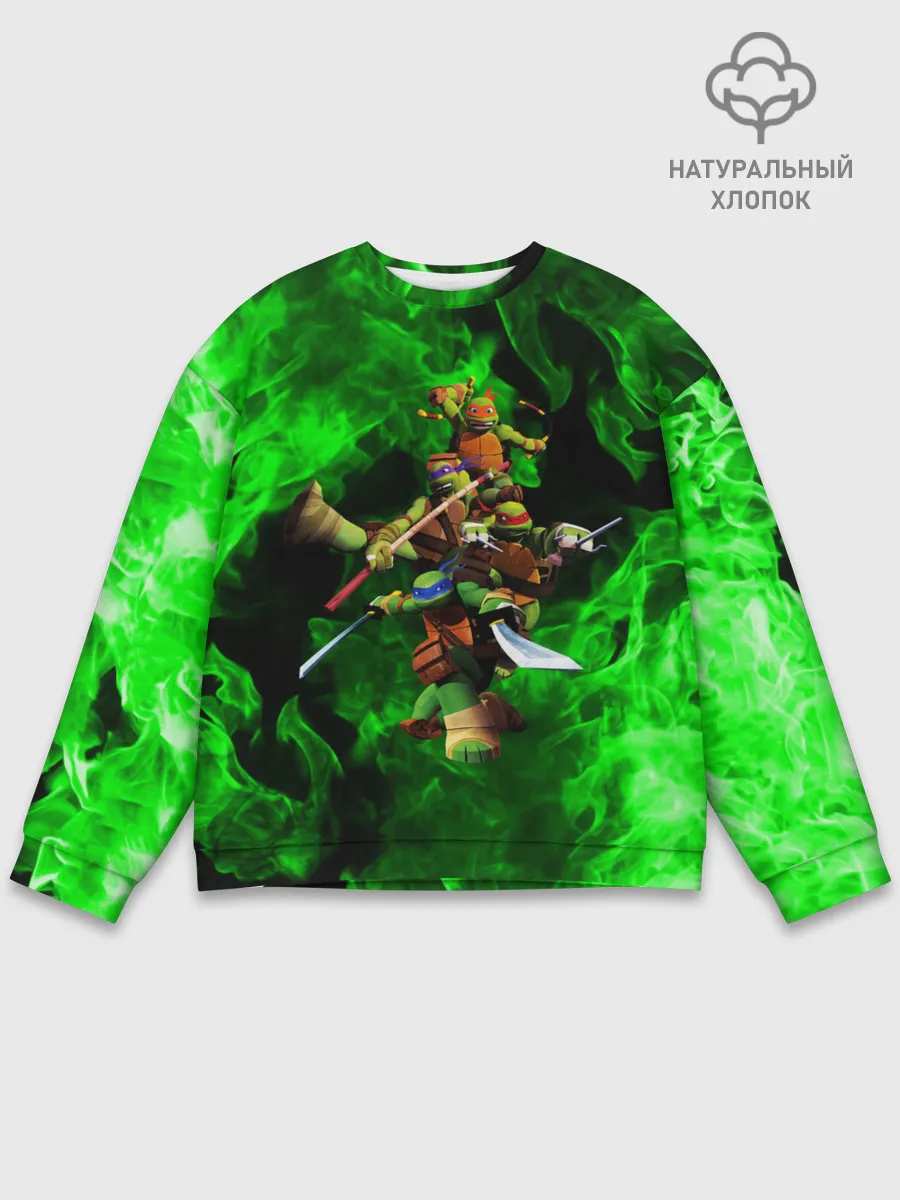 Мужской свитшот базовый / ЧЕРЕПАШКИ - НИНДЗЯ
