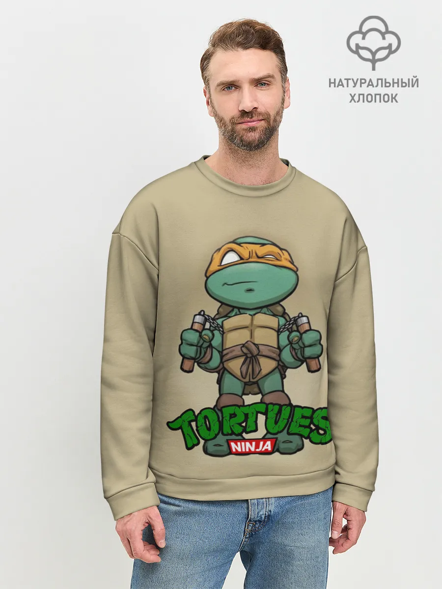 Мужской свитшот базовый / ЧЕРЕПАШКИ - НИНДЗЯ