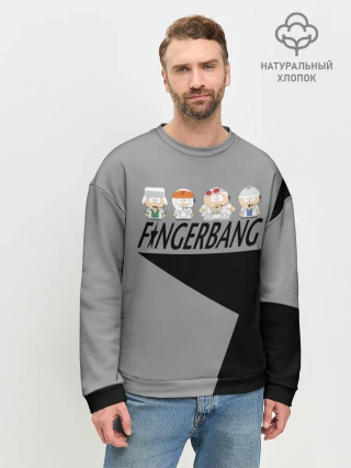 Мужской свитшот базовый / FINGERBANG