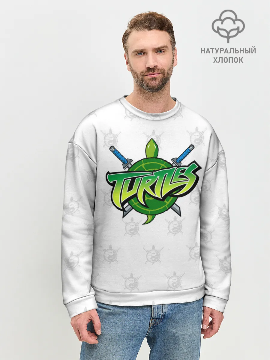 Мужской свитшот базовый / Черепашки - ниндзя