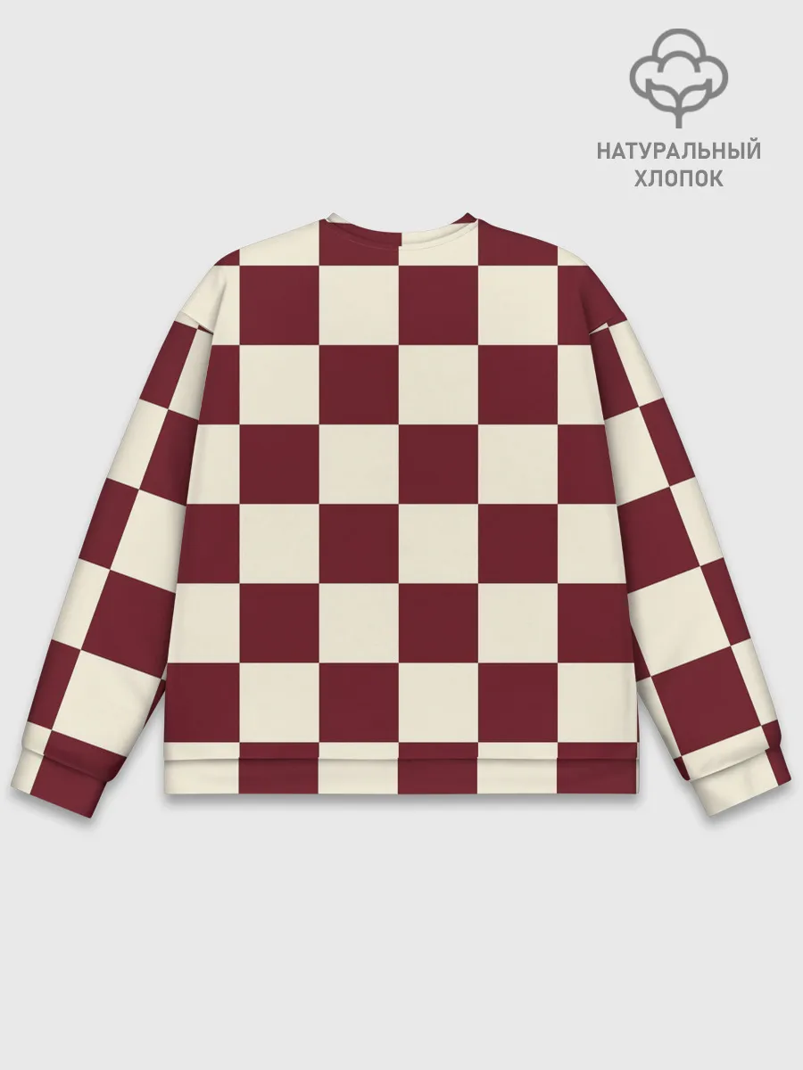 Мужской свитшот базовый / Шахматка