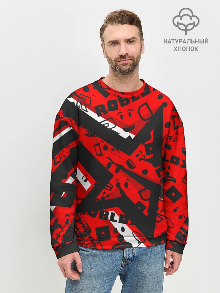 Мужской свитшот базовый / Roblox