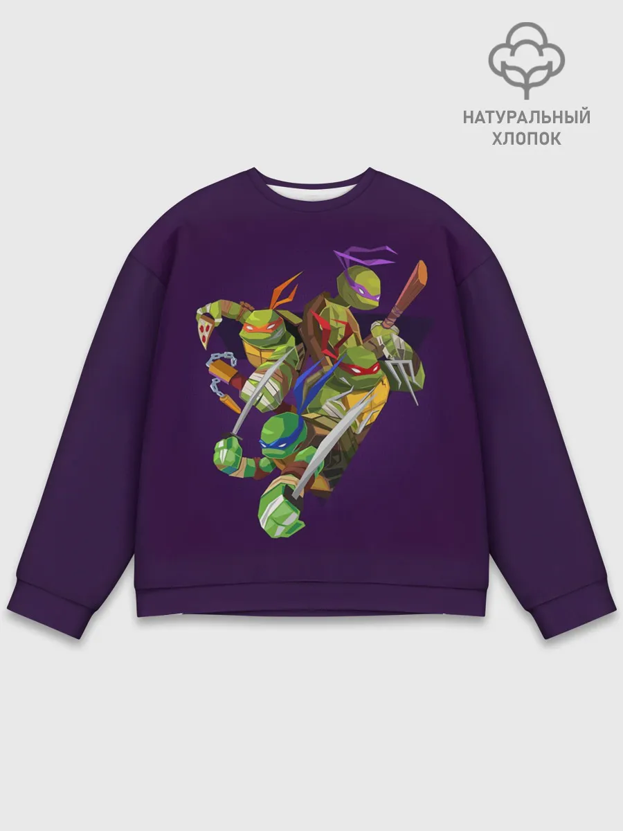 Мужской свитшот базовый / ЧЕРЕПАШКИ НИНДЗЯ