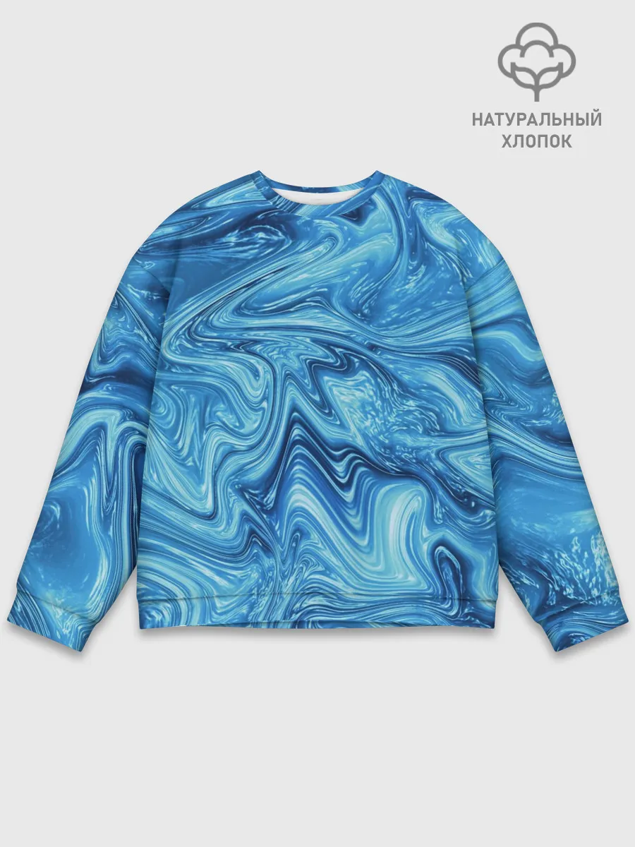 Мужской свитшот базовый / Водоворот