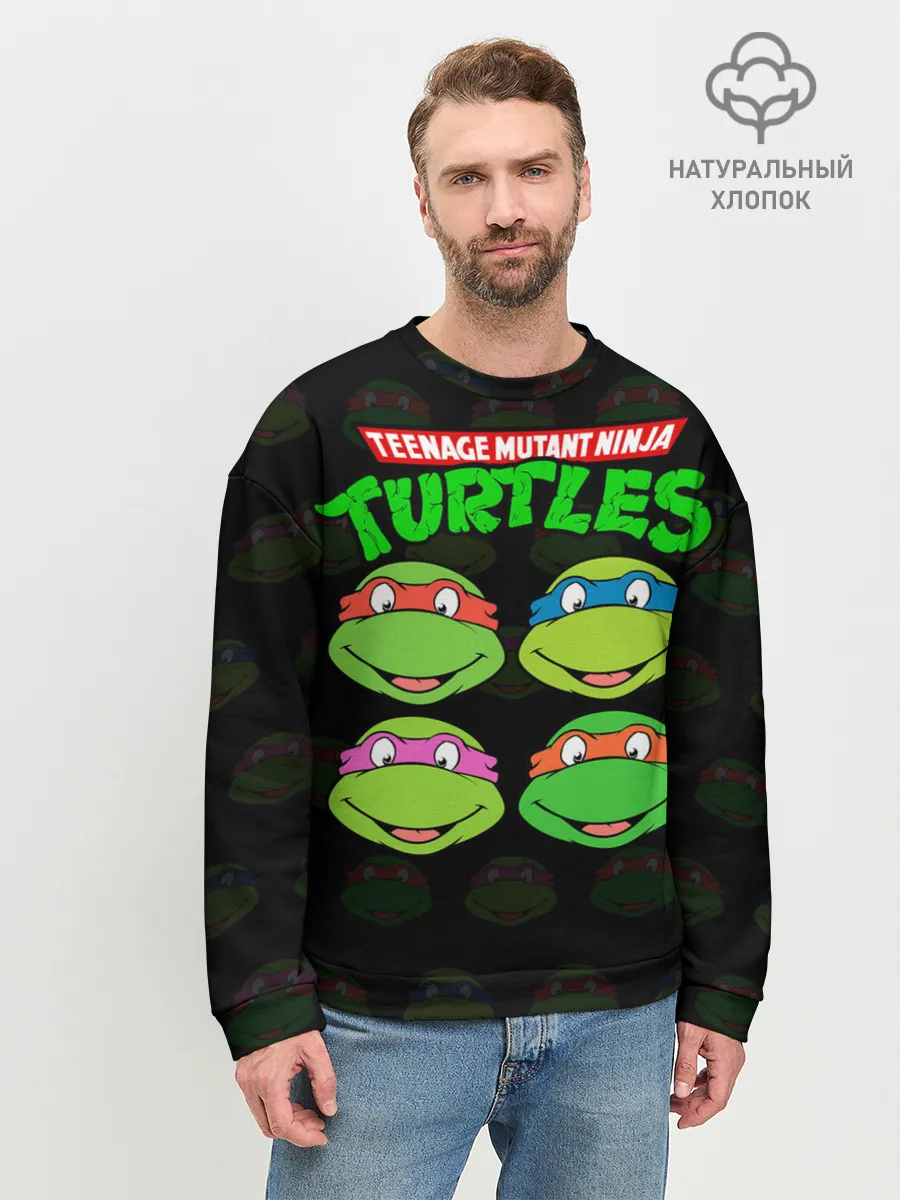 Мужской свитшот базовый / Черепашки-Ниндзя
