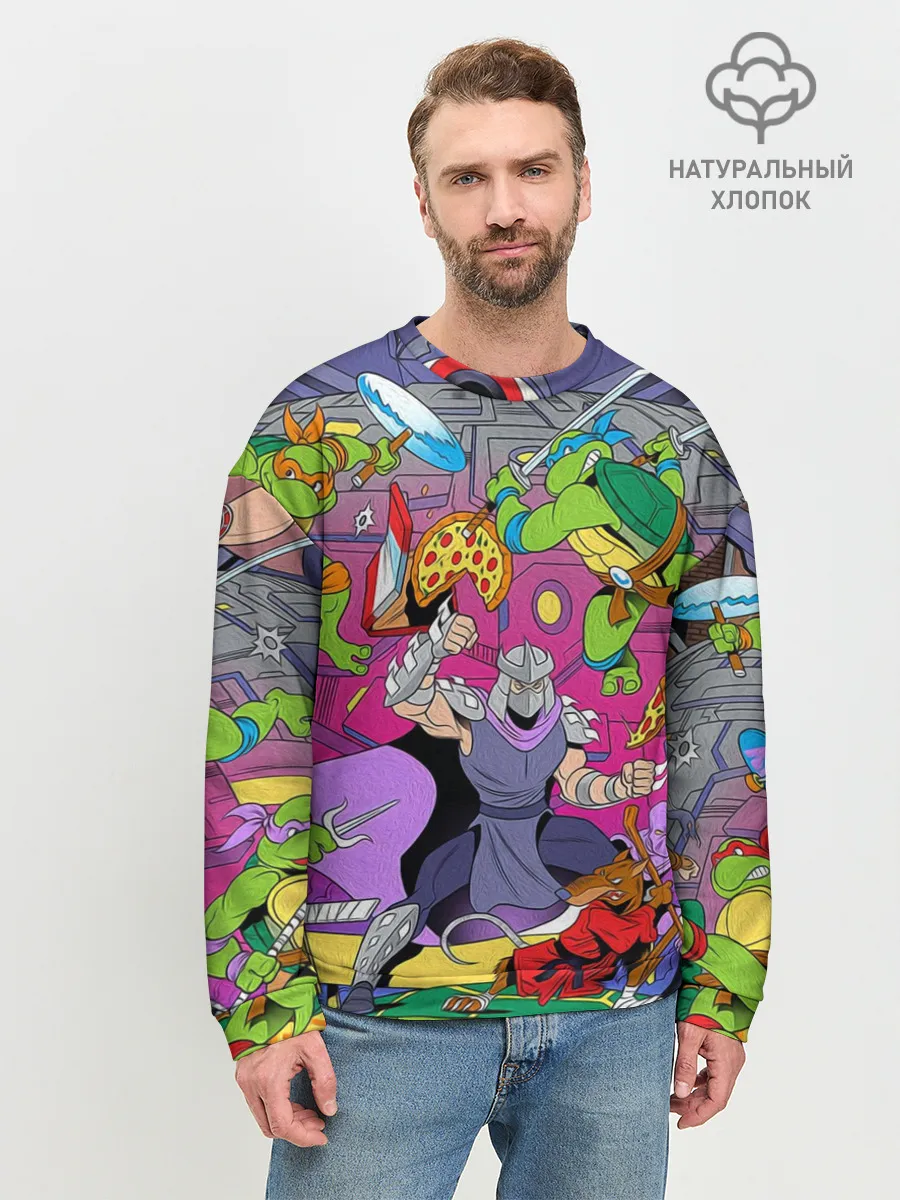 Мужской свитшот базовый / ЧЕРЕПАШКИ