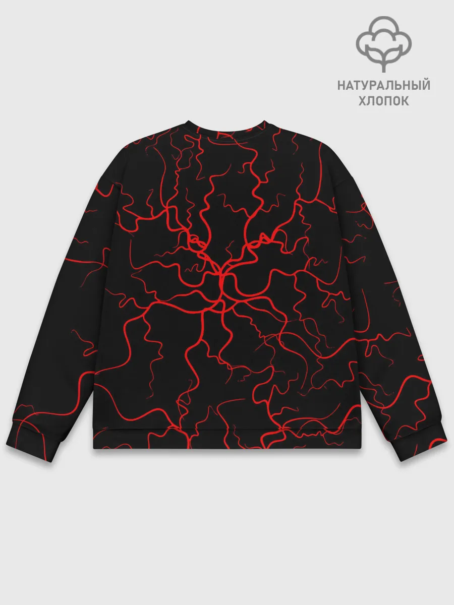 Мужской свитшот базовый / ЗАРАЖЁННАЯ МАСКА