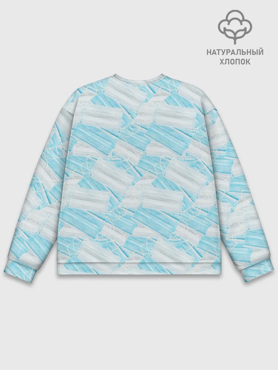 Мужской свитшот базовый / Медицинские маски