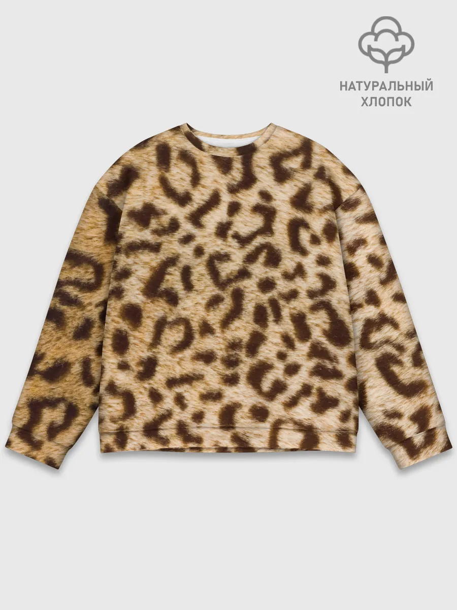 Мужской свитшот базовый / Леопард
