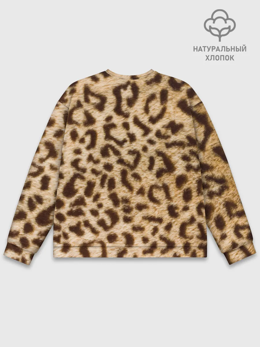 Мужской свитшот базовый / Леопард