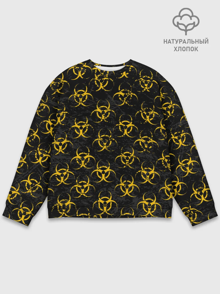 Мужской свитшот базовый / YELLOW BIOHAZARD