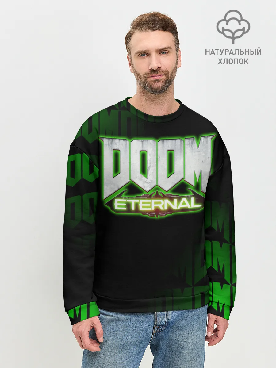Мужской свитшот базовый / DOOM: ETERNAL.