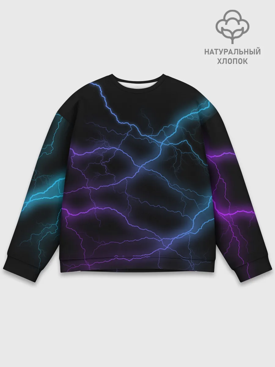 Мужской свитшот базовый / МОЛНИЯ