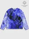 Мужской свитшот базовый / МОЛНИЯ BLUE
