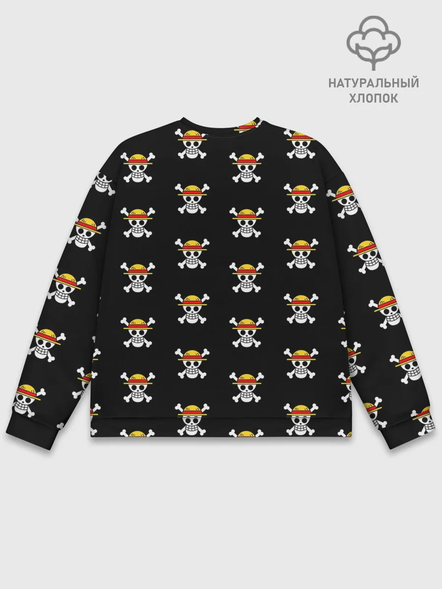 Мужской свитшот базовый / паттерн One Piece