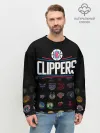 Мужской свитшот базовый / Los Angeles Clippers