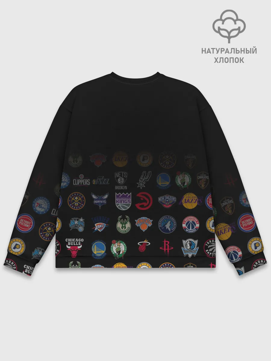 Мужской свитшот базовый / Milwaukee Bucks